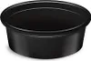 200x Dressingbecher Feinkostbecher schwarz PP 50 ml  Ø 70 Produktbild-Vorschau 1