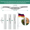 Fahnenmast Zubehör Set,Fahnenmast Reparaturset, Produktbild-Vorschau 3