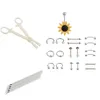 Professionelles Body Piercing Tool Kit Ohr Nase Nabel Produktbild-Vorschau 4