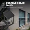 Ledvion applique solaire LED Schwarz, Rechteck avec Voir les images du produit 5