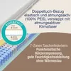 BeCo Ortho Strong Taschenfederkernmatratze 90 x 200 cm / H3 Produktbild-Vorschau 3