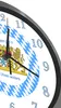 Wanduhr Bayern, rückwärtslaufende Zeiger, In Bayern gehen Produktbild-Vorschau 2
