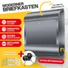 KESSER® XXL Briefkasten Edelstahl mit Zeitungsfach & 3 Produktbild-Vorschau 2