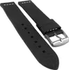 Eichmüller Uhrenarmband Leder genarbt flach weich schwarz Produktbild-Vorschau 1