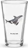 Mr. & Mrs. Panda Glas Orca - Transparent - Geschenk, Büro, Produktbild-Vorschau 1