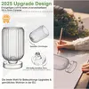 Lampa stołowa w stylu vintage na akumulator, zielona z Podgląd zdjęcia produktu 2