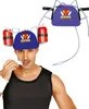 Trinkhelm Beerman Anti-Durst-Helm für Erwachsene blau - Produktbild-Vorschau 2