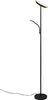 Trio LED Stehleuchte Specter 17 + 4,5 W schwarz matt Produktbild-Vorschau 1