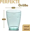 Trinkgläser Set 8er Wassergläser Set Spülmaschinenfest Produktbild-Vorschau 2
