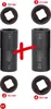 A collage of images showing different sizes of specialized aluminum wheel impact sockets, with measurements and brand logos. Produktbild-Vorschau