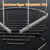 Badezimmerregal,dreieckiges Lagerregal aus Edelstahl 304, Produktbild-Vorschau 3
