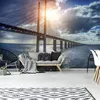 Fototapete Vlies 13028V8 Brücke Wasser 4-tlg. 368 x 254 cm Produktbild-Vorschau 3