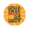 MuchoWow® Mauspad Mousepad Mannshöhle - Bier - Orange - Produktbild-Vorschau 1