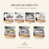 Carenza Home 3er Beistelltisch Set Rund Schwarz Marmor Produktbild-Vorschau 5
