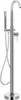 vidaXL Freistehende Badewannenarmatur Edelstahl 118,5 cm Produktbild-Vorschau 5