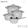 Sola Blizz 4-teiliges Induktions-Kochgeschirrset Produktbild-Vorschau 2