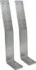 Two metal brackets are shown against a white background. Produktbild-Vorschau