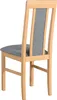 Chaise de salle à manger, bois de chêne massif Chaise Voir les images du produit 3