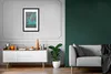 MuchoWow® Gerahmtes Poster New York - Stadtplan - Blau - Produktbild-Vorschau 6