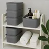 Relaxdays Opbergboxen, set van 6, met deksel, Productafbeelding-voorbeeld 2