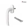 Maniglia per finestra in PVC bianco, interasse 43 mm, Anteprima dell’immagine prodotto 1