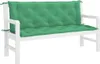 vidaXL Gartenbank-Auflage Grün 150x(50+50)x7 cm Produktbild-Vorschau 4