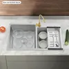 Küchenspüle/Spülbecken aus Edelstahl - Doppelbecken - Mit Produktbild-Vorschau 3