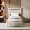 SUNFECILI Polsterbett 90x200 cm,Boxspringbett 90x200,mit Produktbild-Vorschau 2