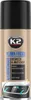 A product shot of a K2 Klima Fresh air conditioning freshener spray can. Podgląd zdjęcia produktu