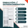 homeX CFB2491E Einbaukühlschrank mit Gefrierfach, Einbau Produktbild-Vorschau 3