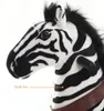 VROOOMY Mechaniczny konik do ujeżdżania / zebra (6–9 lat) – Podgląd zdjęcia produktu 3