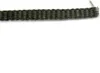 A close-up of a dark gray woven cord or seal on a white background. Produktbild-Vorschau