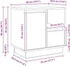 vidaXL Nachttisch Sonoma-Eiche 50 x 34,5 x 50 cm Produktbild-Vorschau 7