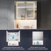 SONNI Armadio a specchio a due ante 60x75x13cm con doppio Anteprima dell’immagine prodotto 8