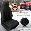 Schonbezüge Sitzbezüge für Audi A6 C4 Bj 1994-97 in Schwarz Produktbild-Vorschau 6