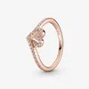 PANDORA Damenring Herz mit Zirkonia, rosé Produktbild-Vorschau 1