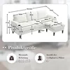 LVHOM 3-Sitzer-Sofa mit Hocker, 196,5 cm Modulares Sofa mit Produktbild-Vorschau 7