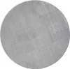 Teppich Kurzflor Wohnzimmer - Grau - 160 cm Rund -  Produktbild-Vorschau 2