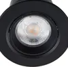Prios LED-Einbauleuchte Shima, schwarz, 7 W, 3000K, dimmbar Produktbild-Vorschau 6