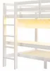 Premium Hochbett 140x200 & 90x200 cm Kiefernholz - Produktbild-Vorschau 18