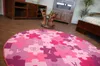 Teppich kreis PUZZLE lila  lila rund 170 cm Produktbild-Vorschau 4