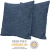 Selfitex 2er Set Couchkissen 40x40 cm, Sofakissen mit Produktbild-Vorschau 3