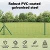 vidaXL Clôture Euro verte 0,4 x 50 m Fer recouvert de PVC Voir les images du produit 5