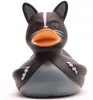 Badeente Katze schwarz Vinyl 8,5 cm Produktbild-Vorschau 3