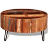 Maison Exclusive - Table basse ronde en bois massif recyclé Voir les images du produit 5