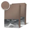 2 Spannbettlaken Bettlaken taupe braun nougat 180x200 cm - Produktbild-Vorschau 1