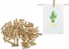 Mini-clips photo décoratifs en bois 100 pièces Voir les images du produit 3
