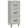 vidaXL Sideboard Betongrau 34,5x34x90 cm Holzwerkstoff -  Produktbild-Vorschau 12