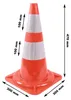 10x Verkehrskegel Warnleitkegel Verkehrsleitkegel Leitkegel Produktbild-Vorschau 2