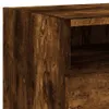 vidaXL Nachttisch mit LED-Leuchten Räuchereiche 40x39x37 cm Produktbild-Vorschau 11